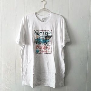 Farm Fresh Christmas Tress Graphic T-Shirt